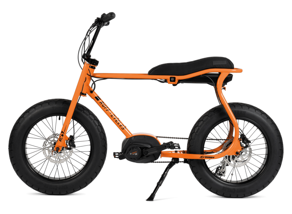 RUFF CYCLES Lil’Buddy eBike in Tango Orange epowered by Bosch