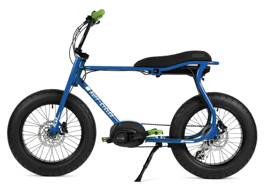 RUFF CYCLES Lil’Buddy eBike in Paposo Blue epowered by Bosch