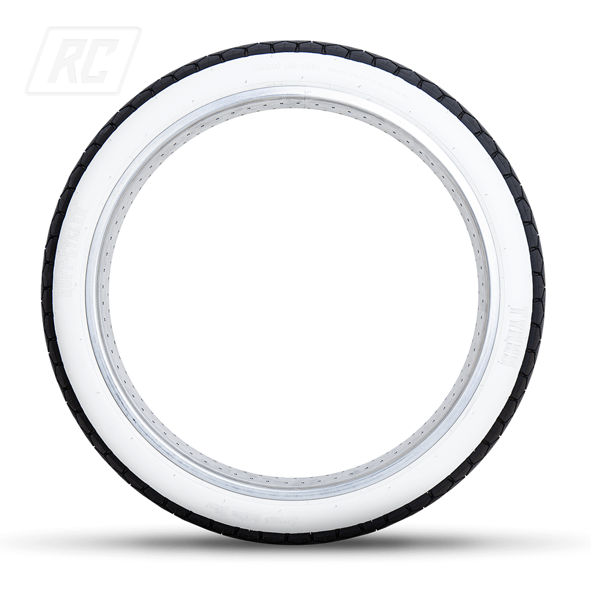 RUFF CYCLES Tyron Tire White Wall 26x3.0