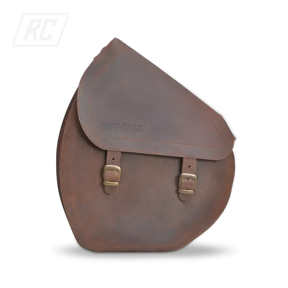 RUFF CYCLES The Ruffian Leather Saddle Bag - Brown