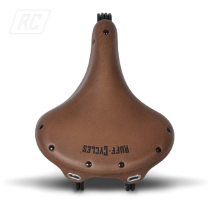 RUFF CYCLES Wrangler Leather Saddle - Brown