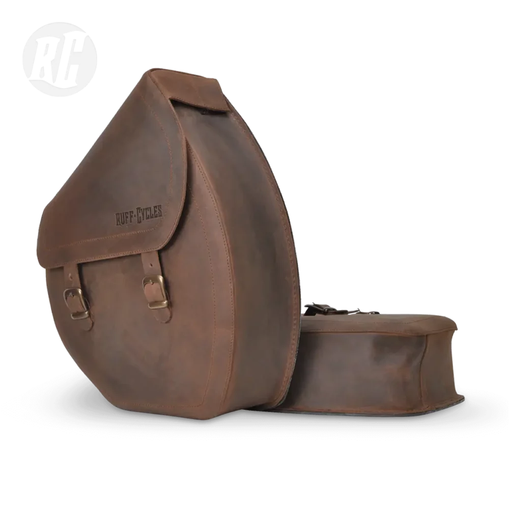 RUFF CYCLES The Ruffian Leather Saddle Bag - Brown
