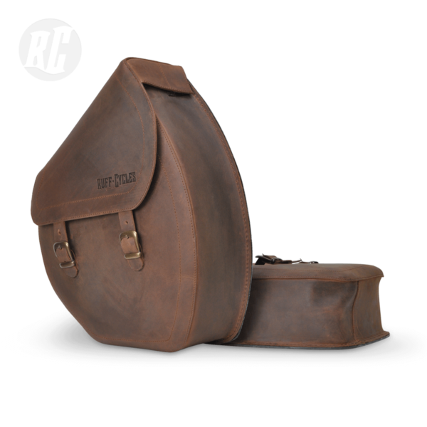 RUFF CYCLES The Ruffian Leather Saddle Bag - Brown
