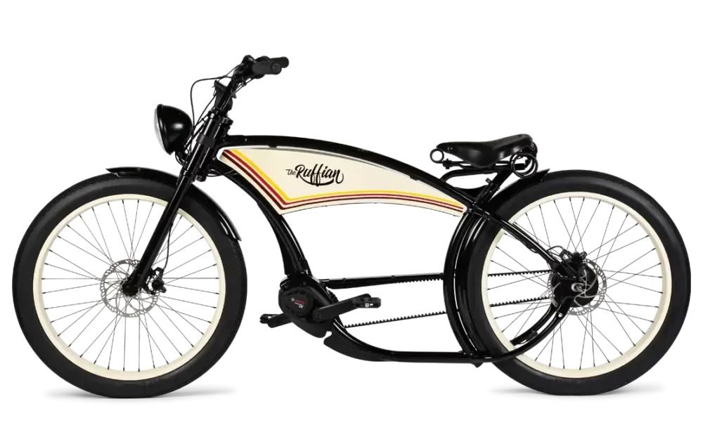 RUFF CYCLES The Ruffian Steel Bosch ePowered eBike - Baja Black