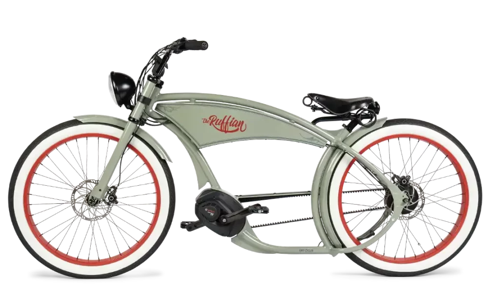 RUFF CYCLES eBike The Ruffian Steel - Cementgrey