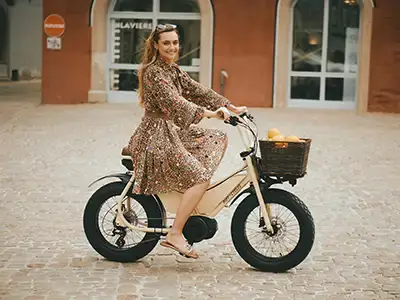 RUFF CYCLES Lil’Missy Bosch ePowered eBike - Lil’Missy Vita Crusing