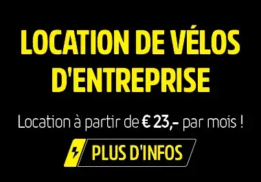 Location de vélosd'entreprise - Location à partir de € 23,- par mois !