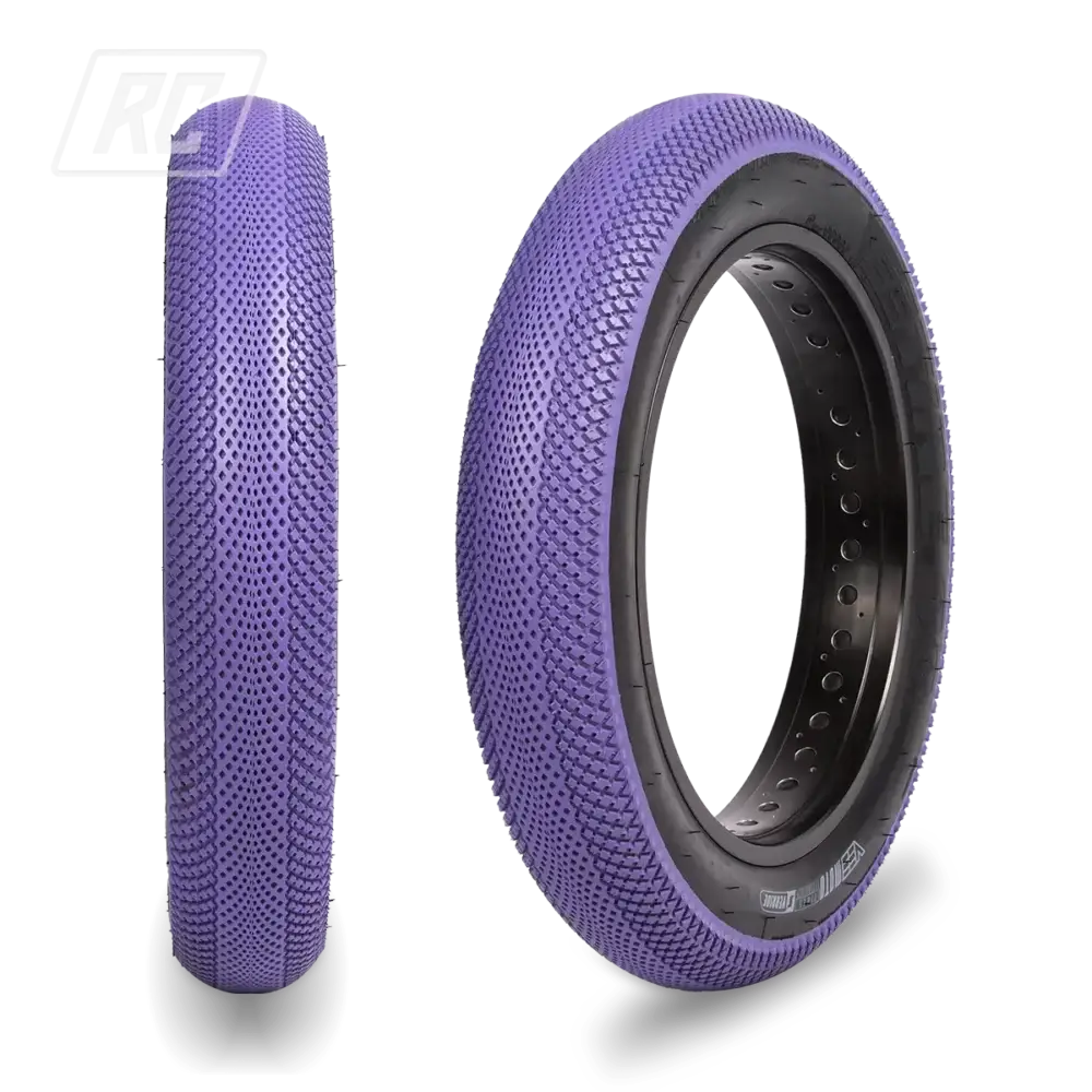 RUFF CYCLES Vee Tire Speedster All Purple Blackwall 20"x4.0